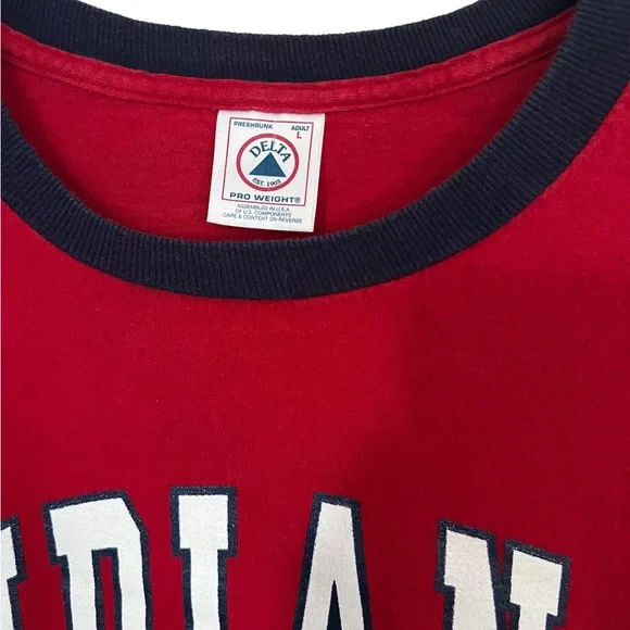Indiana IU Vintage Ringer Tee L - Picture 2 of 4